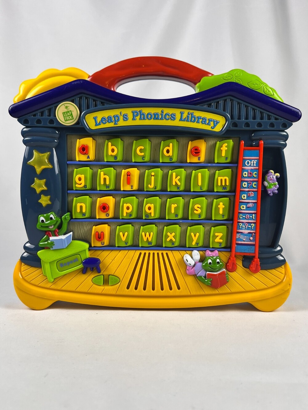 Vtg LeapFrog Leap's Phonics Library Electronic Alphabet ABC Learning Toy 2003